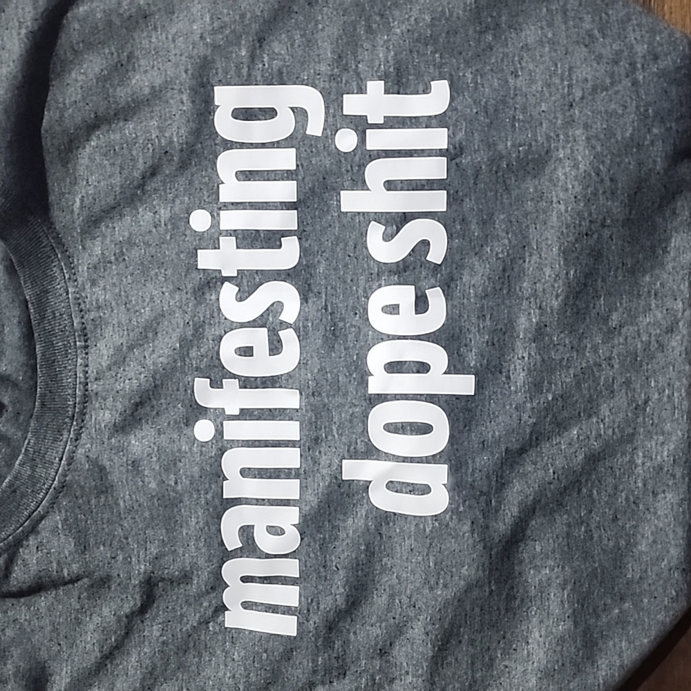 Manifesting Dope Shit Short Sleeve Unisex Tee - Picture 2 of 8
